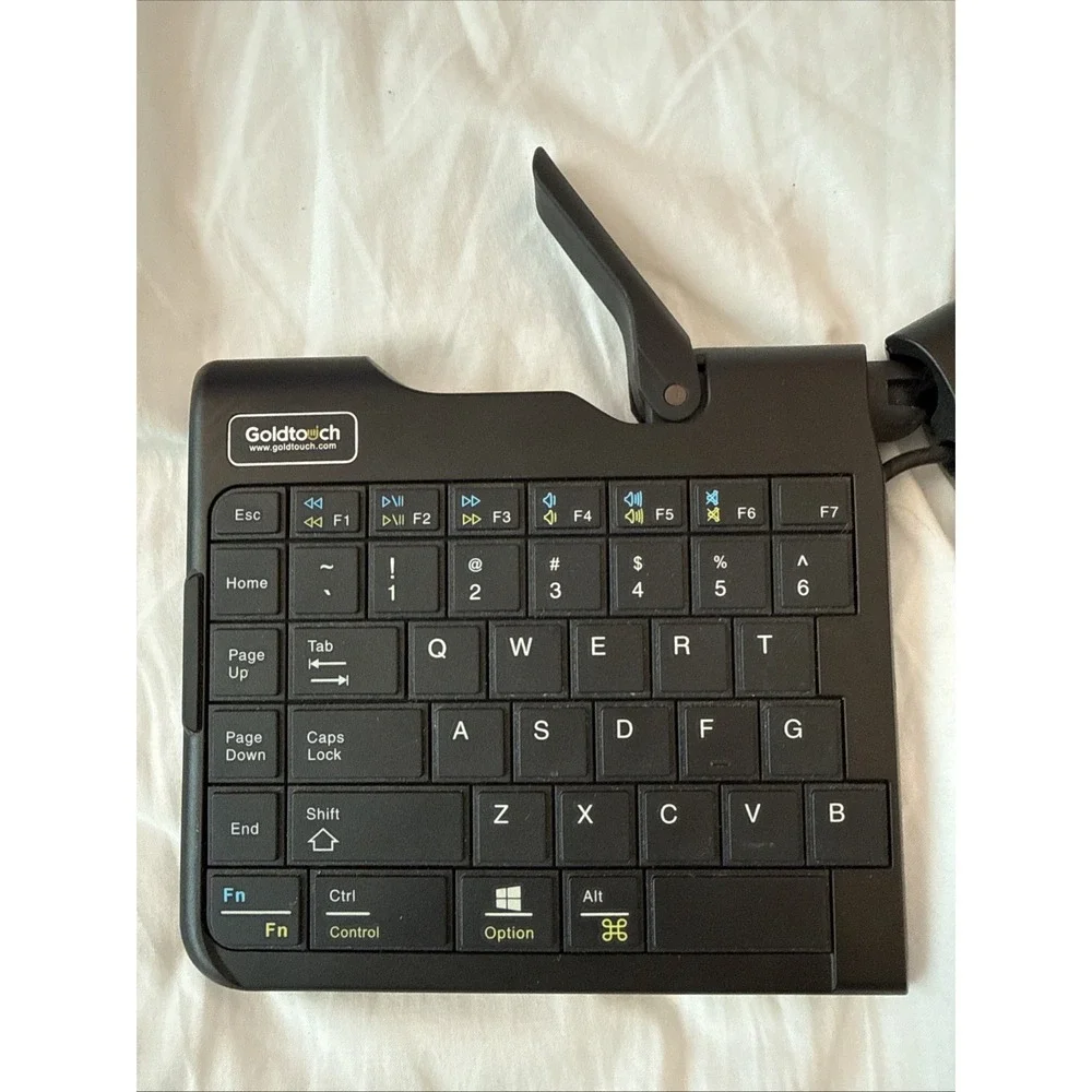Goldtouch SK-2721 Folding USB Ergonomic Keyboard Compact Black Mac & PC
